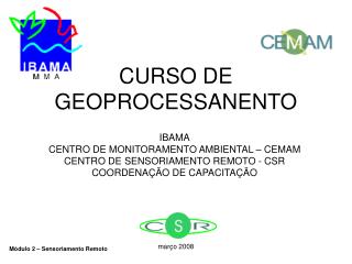 CURSO DE GEOPROCESSANENTO