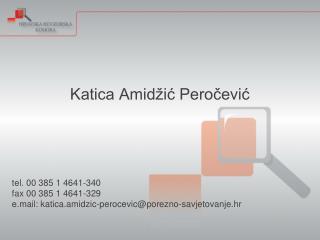 Katica Amidžić Peročević