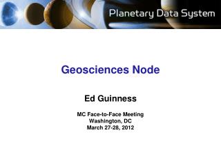 Geosciences Node