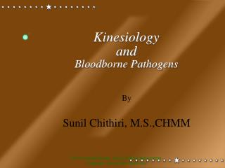Kinesiology and Bloodborne Pathogens