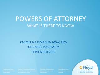 POWERS OF ATTORNEY WHAT IS THERE TO KNOW