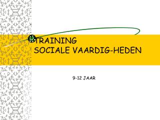 TRAINING SOCIALE VAARDIG-HEDEN