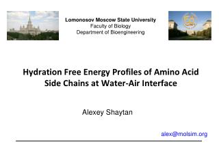 Hydration Free Energy Profiles of Amino Acid Side Chains at Water-Air Interface