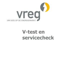 V-test en servicecheck