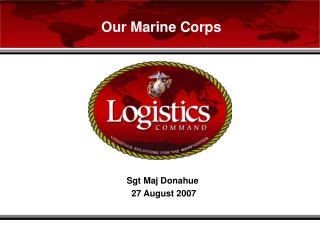 Sgt Maj Donahue 27 August 2007