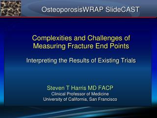 OsteoporosisWRAP SlideCAST
