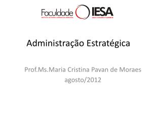 Administração Estratégica