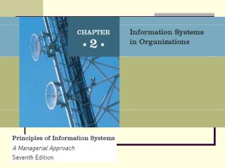 Organizations and Information Systems