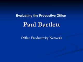 Paul Bartlett