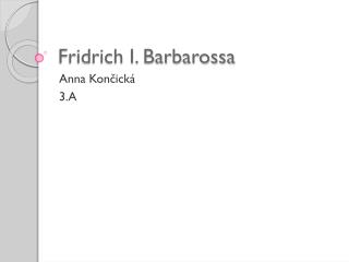 Fridrich I. Barbarossa