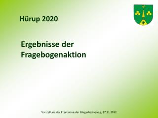 Ergebnisse der Fragebogenaktion