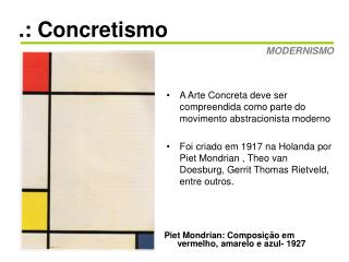 .: Concretismo