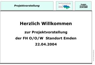 Projektvorstellung