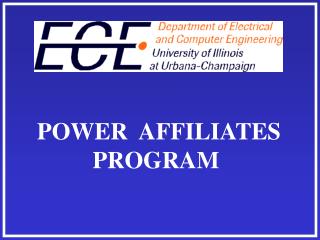 POWER AFFILIATES PROGRAM