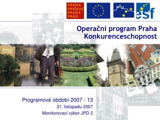 Operační program Praha Konkurenceschopnost