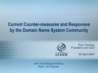 Current Counter-measures and Responses by the Domain Name System Community