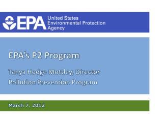 EPA’s P2 Program