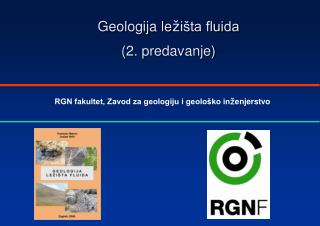 Geologija le ž išta fluida (2. predavanje)