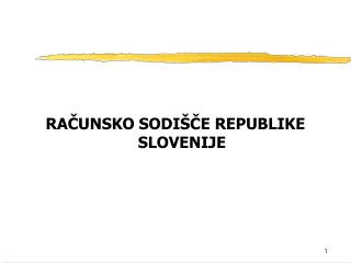 RAČUNSKO SODIŠČE REPUBLIKE SLOVENIJE