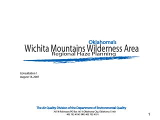 Uniform Rate of Reasonable Progress Glide Path Wichita Mountains – 20% Worst Days