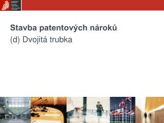 Stavba patentových nároků (d) Dvojitá trubka