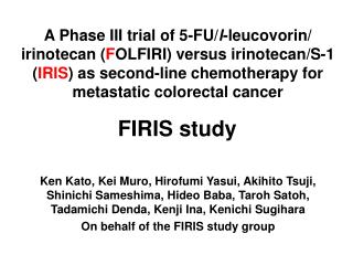 FIRIS study