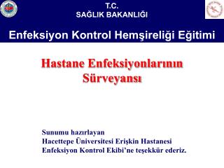 Hastane Enfeksiyonlarının Sürveyansı