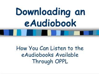 Downloading an eAudiobook