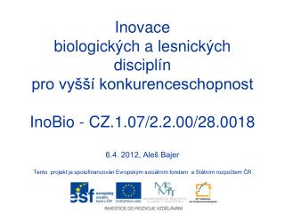 KA 1 inovace a optimalizace studijních plánů