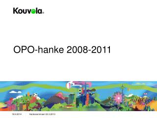 OPO-hanke 2008-2011