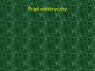 Prąd elektryczny