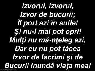 1. De când urmez P e Isus pe calea C ătre cer În inimă-am C ântarea şi-L L aud doar pe El!