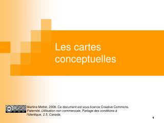 Les cartes conceptuelles