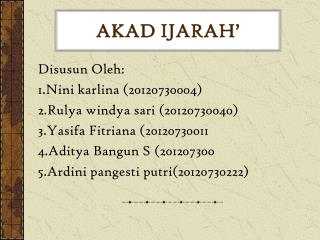 AKAD I JARAH ’