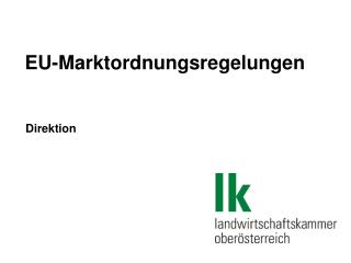 EU-Marktordnungsregelungen