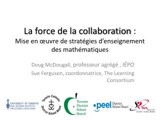 La force de la collaboration : Mise en œuvre de stratégies d’enseignement des mathématiques