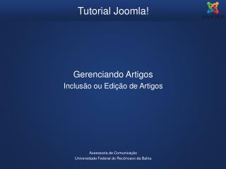 Tutorial Joomla!