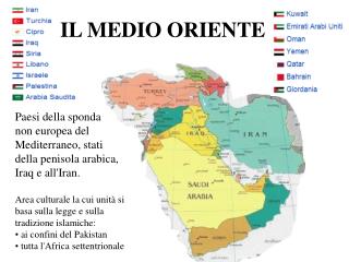 IL MEDIO ORIENTE