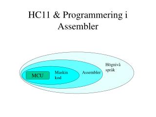 HC11 &amp; Programmering i Assembler