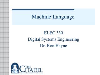 Machine Language