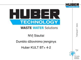 NVĮ Siauliai Dumblo džiovinimo įrenginys Huber KULT BT+ 4-2