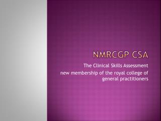 Nmrcgp csa