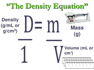 “The Density Equation”