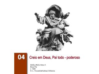 Creio em Deus, Pai todo - poderoso