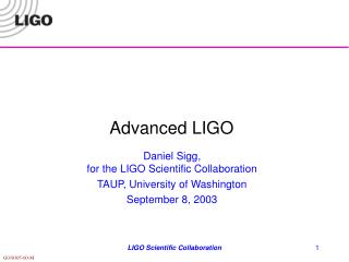 Advanced LIGO