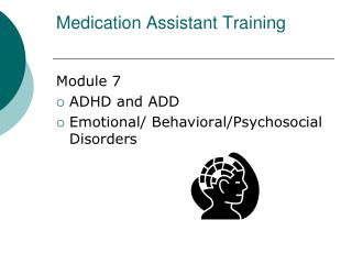 Medication Assistant Training