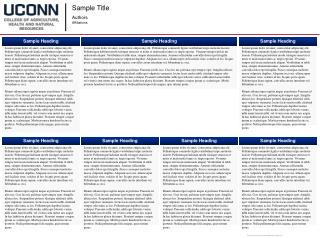 Sample Title Authors Affiliations