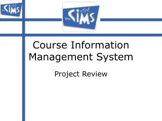 Course Information Management System