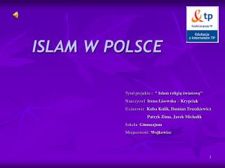 ISLAM W POLSCE