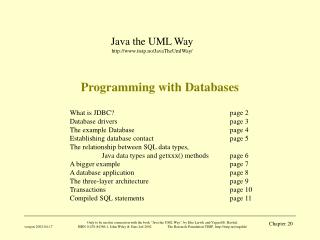 Programming with Databases